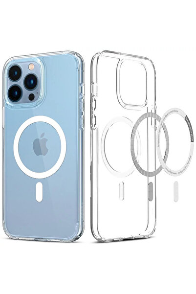 Spigen Husa pentru iPhone 13 Pro Max Ultra - Husa MagFit MagSafe Husa alba - ...