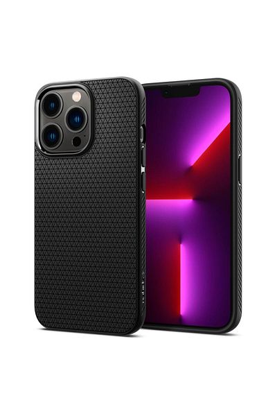 Spigen iPhone 13 Pro Case Liquid Air Matte Black - Acs03258 Newest 990396