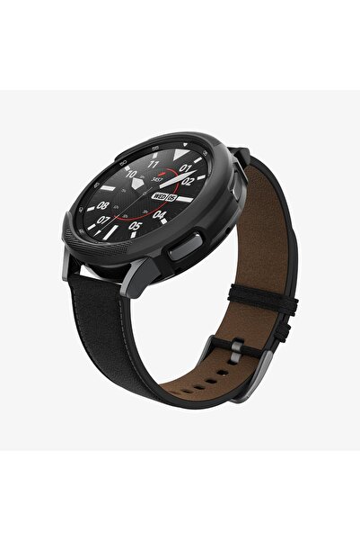 Spigen Galaxy Watch 4 Classic (46mm) Kılıf Liquid Air Matte Black - ACS03140