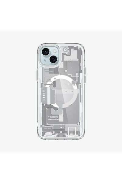 Spigen iPhone 15 / iPhone 14 / 13 Case Ultra Hybrid Zero One White with Magfit Magsafe - Acs07037