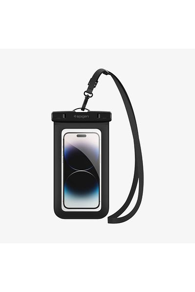 Spigen Aqua Shield A601 Black Waterproof Case - IPX8 Certified AMP04525