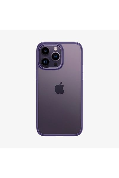 Spigen Apple iPhone 14 Pro Case Ultra Hybrid Deep Purple - Acs05577 Modern Single Size