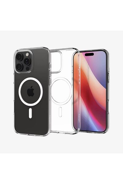 Spigen iPhone 16 Pro - Liquid Crystal Magfit Magsafe Case with Crystal Clear