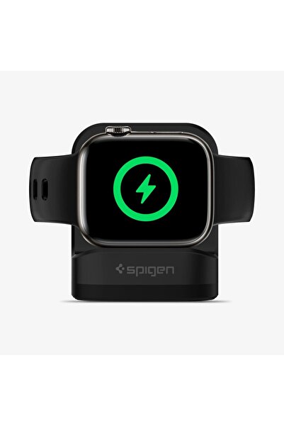 Spigen Apple Watch Şarj / Uyku Standı Night Stand S350 Black - SGP11584