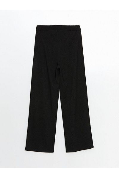 LC Waikiki Pantaloni de damă cu talie elastică cu picioare largi