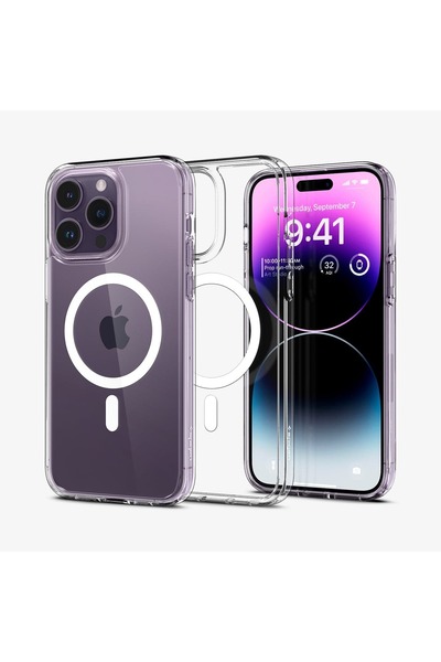 Spigen iPhone 14 Pro Max Kılıf Ultra Hybrid MagFit MagSafe özellikli White - ACS04825