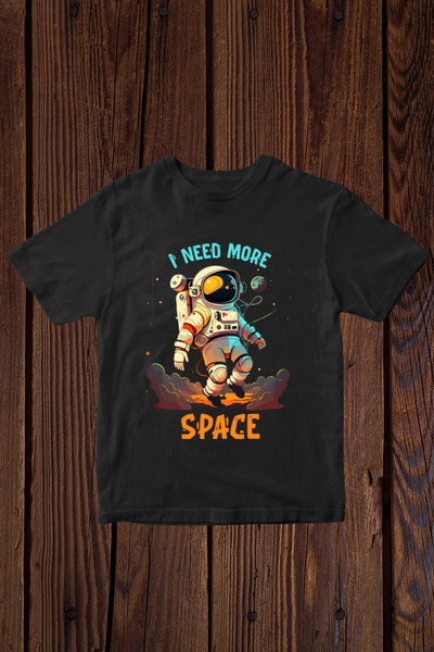 FECCY Am nevoie de mai mult spațiu. Tricou oversize din bumbac imprimat.