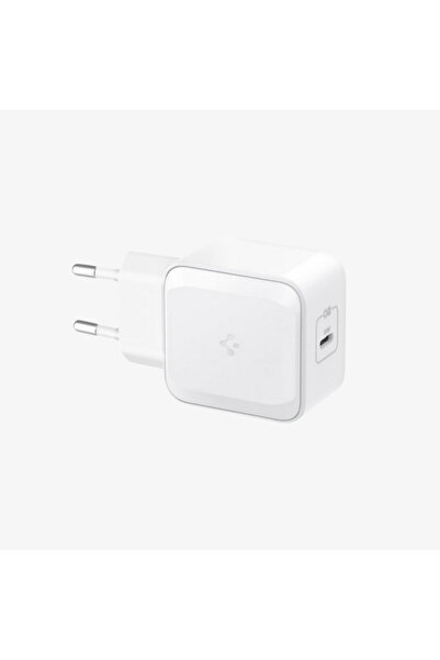 Spigen 30W GaN USB-C Adaptör Hızlı Şarj Aleti iPhone&Android&iPad&MacBook Type-C PE2008 White - ACH02077