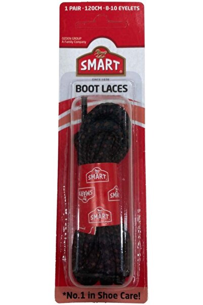 Smart Bot Bağcığı Siyah 120 CM 1 Çift