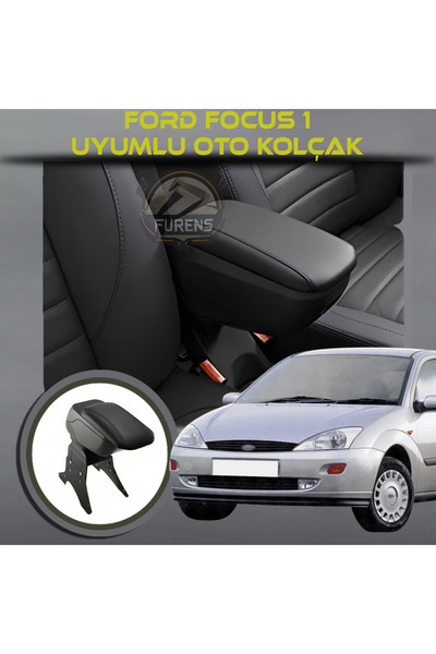 STS Oto Aksesuar Ford Focus 1 Uyumlu Kol Dayama Ve Kolçak Sürgülü Bardaklıklı...