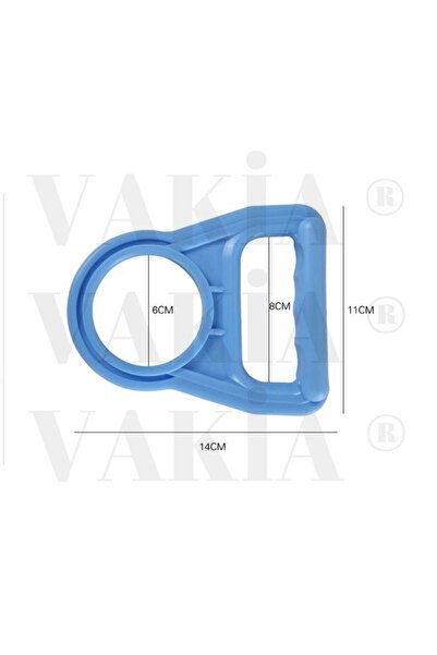 Vakia Ergonomic Bottle Carrier / Handle / Grip Blue