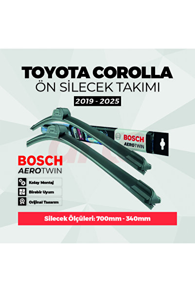 Bosch Toyota Corolla Ön Silecek Takımı 2019-2025 Uyumlu | Aerotwin Serisi | 2...
