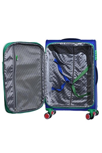 Benetton Saks Mavi Unisex Orta Boy Valiz 14bnt2200-02