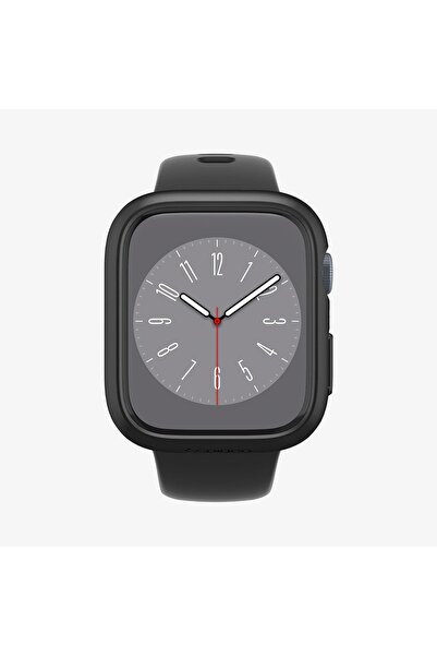 Spigen Θήκη Apple Watch 45mm (Σειρά 9/8/7) Λεπτής Εφαρμογής Μαύρη - ACS04174