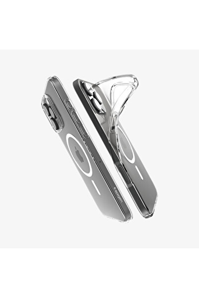 Spigen iPhone 16 Pro Kılıf Crystal Flex MagFit MagSafe özellikli Crystal Clear - ACS08393