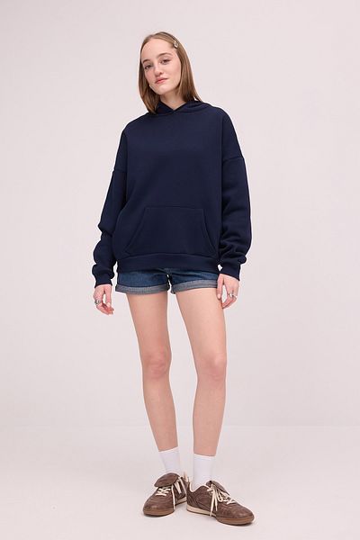 Addax Φούτερ I'M JUST GIRL με κουκούλα ροζ χρώματος - S1707