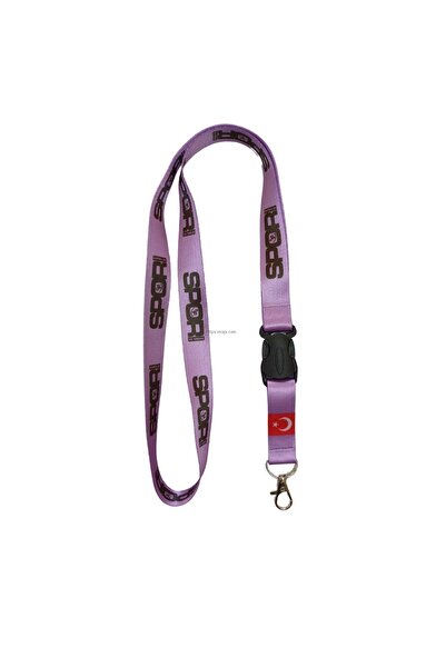 Spor ve Yaşam Düdük Askı Ipi (Lila)