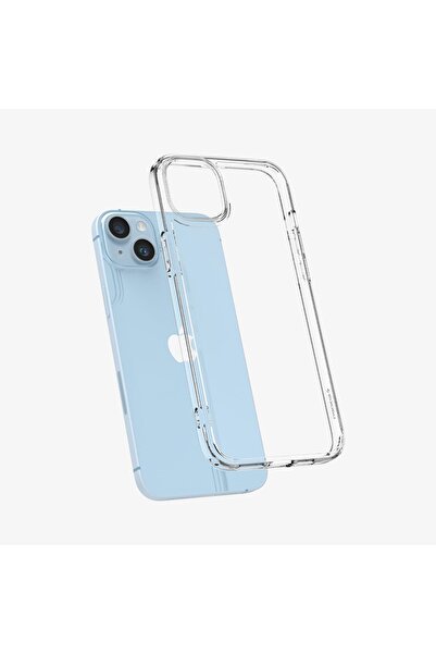 Spigen İphone 14 / 13 Kılıf Ultra Hybrid Crystal Clear - Acs05040