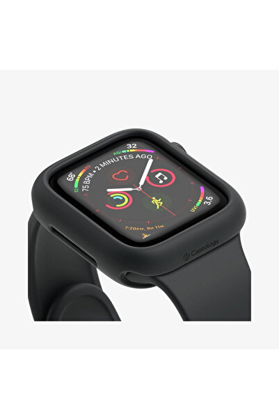 Spigen Caseology Apple Watch 41mm/40mm (Seri 9/8/7/6/SE/SE2/5/4) Kılıf Nero B...