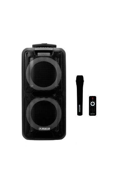 KRYPTON Portable and Rechargeable Professional Speaker, KNMS5201 | BT/ USB/TF Card/ FM Radio/ TWS Connection