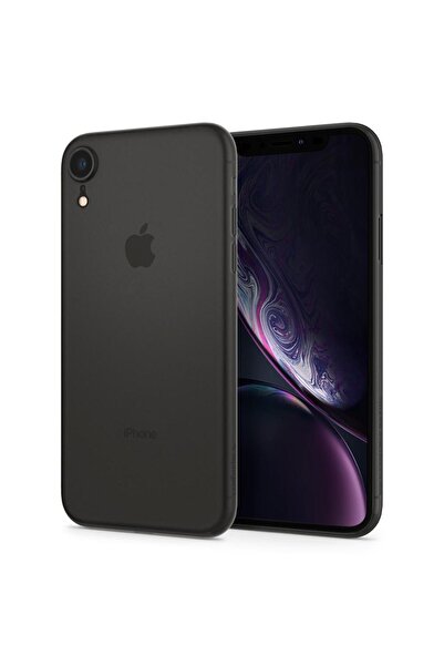 Spigen Apple iPhone XR Kılıf Air Skin (0.3 MM) Ultra Ince Black - 064CS24870