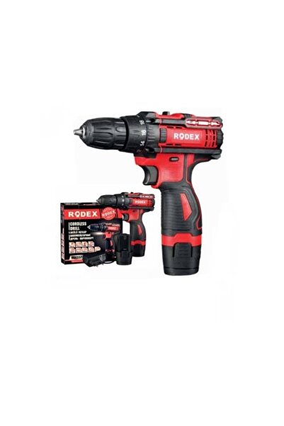 Rodex 12 Volt Şarjlı Tek Akülü Matkap 25nm Tork,led Işık