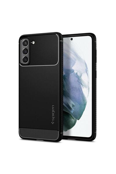 Spigen Husă Galaxy S21 Rugged Armor Matte Black - ACS02421