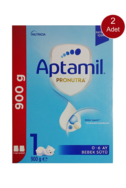 Aptamil 1 Bebek Maması 0-6 Ay 900 gr  2 Adet