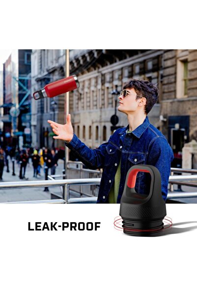 Mannhart By B213 Sızdırmaz Vakumlu Çift Katmanlı Travel Mug Paslanmaz Çelik Termos 500 ml Hot