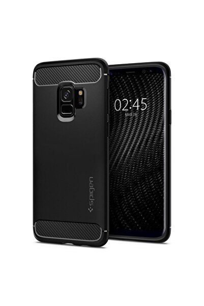 Spigen Galaxy S9 Kılıf Rugged Armor Matte Black - 592CS22834