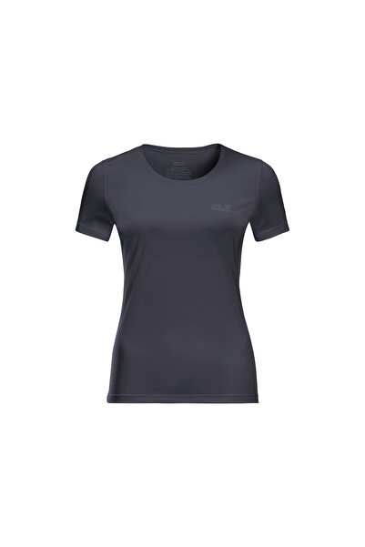 Jack Wolfskin تي شيرت نسائي أزرق من Tech T تي شيرت نسائي 1807121-1389