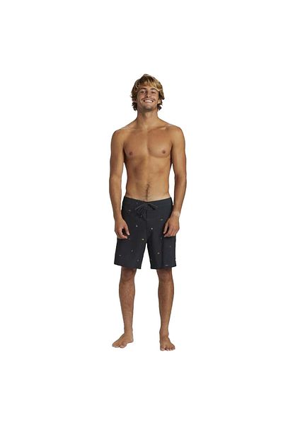 Quiksilver Surfsilk Straight Leg 18 Ανδρικό Μαύρο Ανδρικό Boardshort Aqybs03654