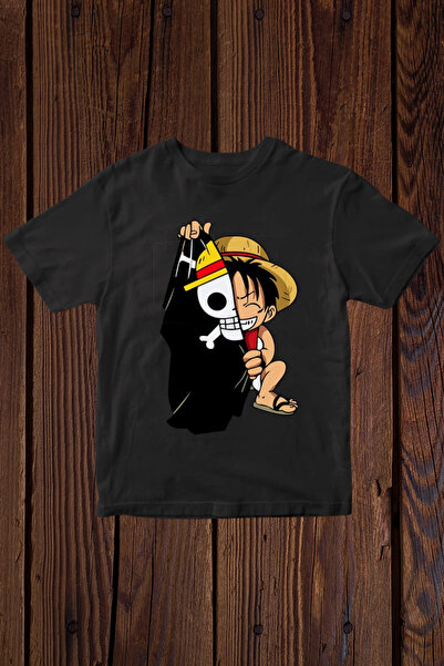 FECCY Cotton Luffy Printed Oversize T-Shirt