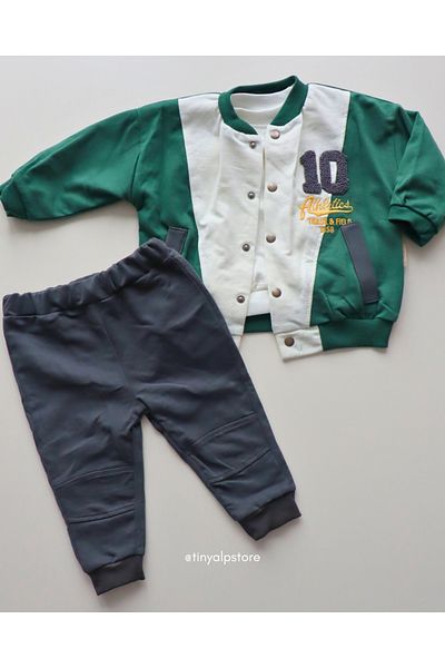 Necix's Design Patterned College Cardigan Included Soft and Comfortable Fabric Baby Boy Suit