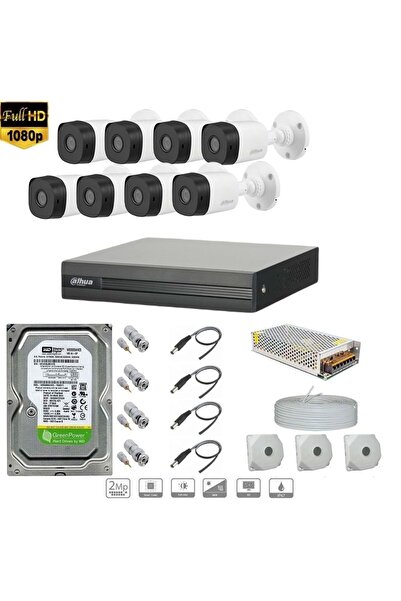DAHUA Full Hd 8 Kameralı Set