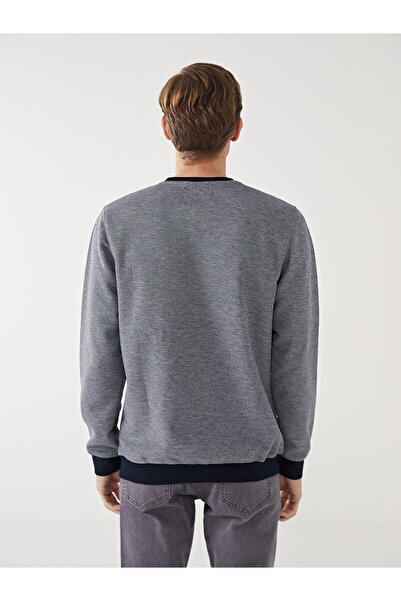 LC Waikiki Чоловічий світшот з довгими рукавами з горловиною екіпажу