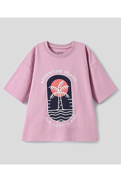Primo Gino Primo Gino Cotton Beach Theme Printed Pajama Sets (Pack of 3) - Black and Peach