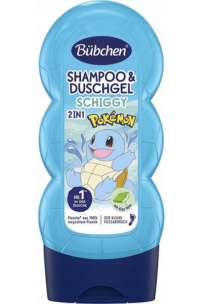 Bübchen Pokemon Schiggy Kids Shampoo & Shower Gel 2in1, 230 Ml