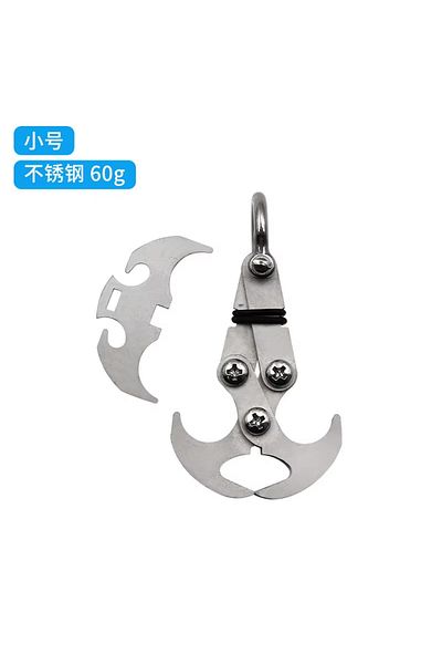 Choice Stainless Steel Folding Gravity Grab Hook Outdoor Rock Climbing Rescue Claw Survival Mountaineering