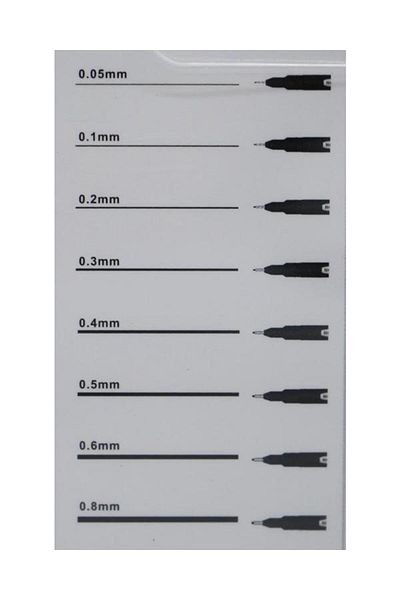 Nora Set of 8 Technical Drawing Pencils - Graduated