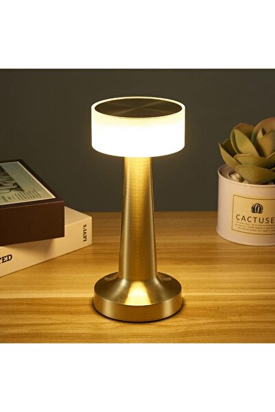 Arabest مصباح طاولة لاسلكي، مصباح مكتب LED قابل لإعادة الشحن مع خاصية التحكم ...