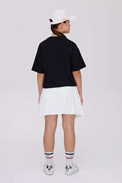 Tyess BG Store Kız Çocuk Siyah Tshirt