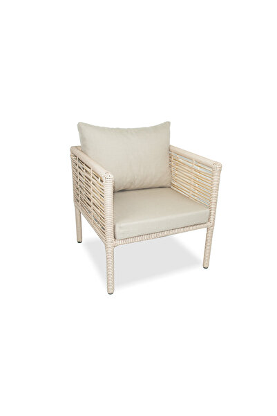 VAVRATTAN New York Rattan Bahçe Takımı 2 1 1 Sehpa-kum