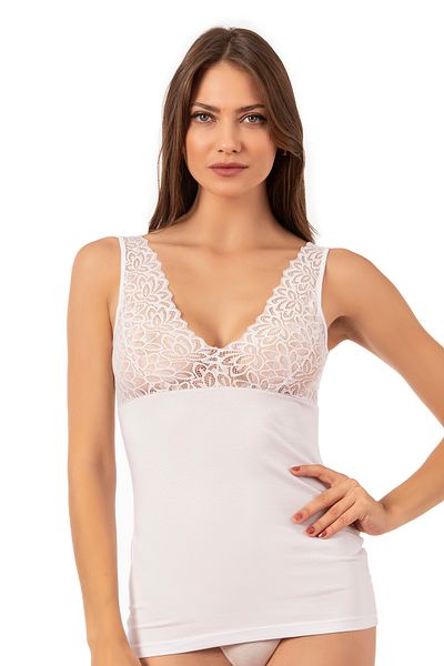 ÖZKAN underwear Özkan 25610 Γυναικείο μονό εσώρουχο ζέρσεϊ από βαμβακερό λύκρα με χοντρό λουράκι