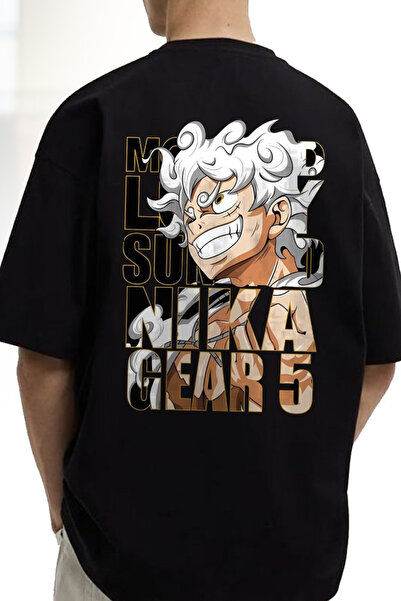 FECCY Nika Gear 5 majica od pamuka sa printom, oversize
