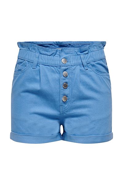 ONLY Pantaloni scurți albaștri pentru femei ONLCUBA - Culoare sac de hârtie, model PNT - 15230253