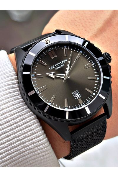 Lee Cooper men's Wristwatch - 5 Atm Waterproof, Special Design Steel Cord