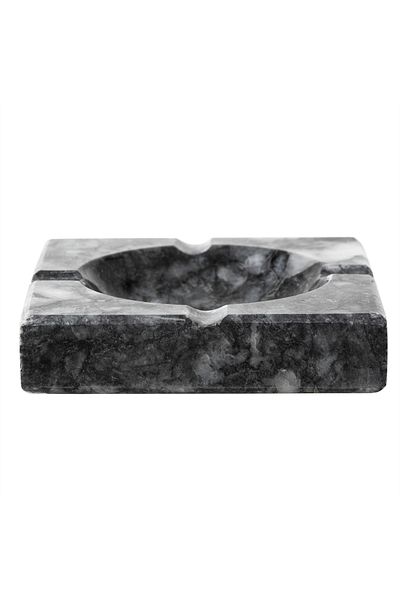 Mudo Home Grace Marble Ashtray Black