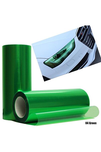 NewVario YEŞİL TRANSPARAN FAR FİLMİ 30 CM X 1 METRE