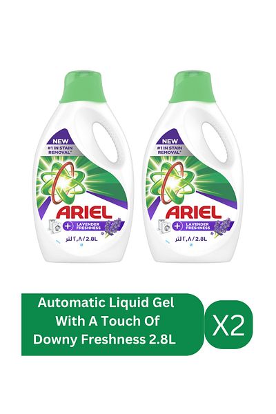 Ariel Automatic Liquid Gel With A Touch Of Downy Freshness 2.8L X2